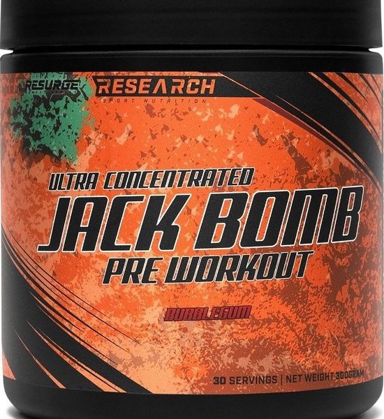 Research International Jackbomb pre-workout 300 gram