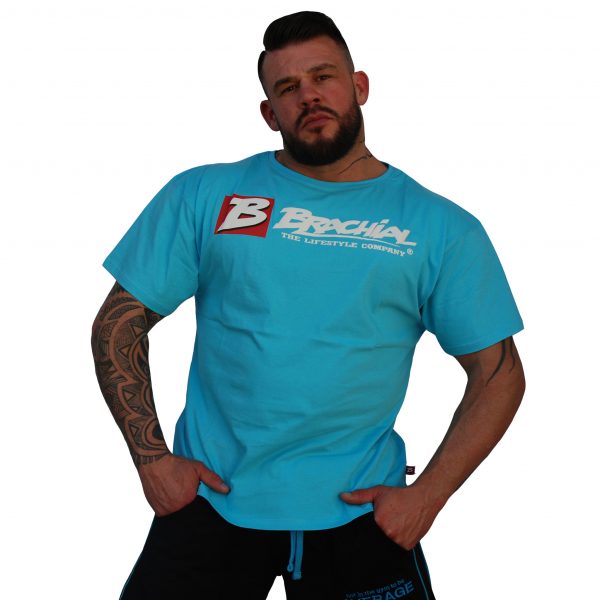 Brachial T-Shirt "Sign Next" light blue