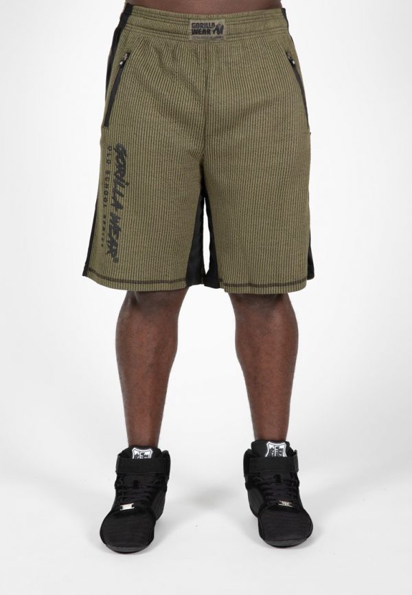 Gorilla Wear Augustine Old School Shorts Legergroen