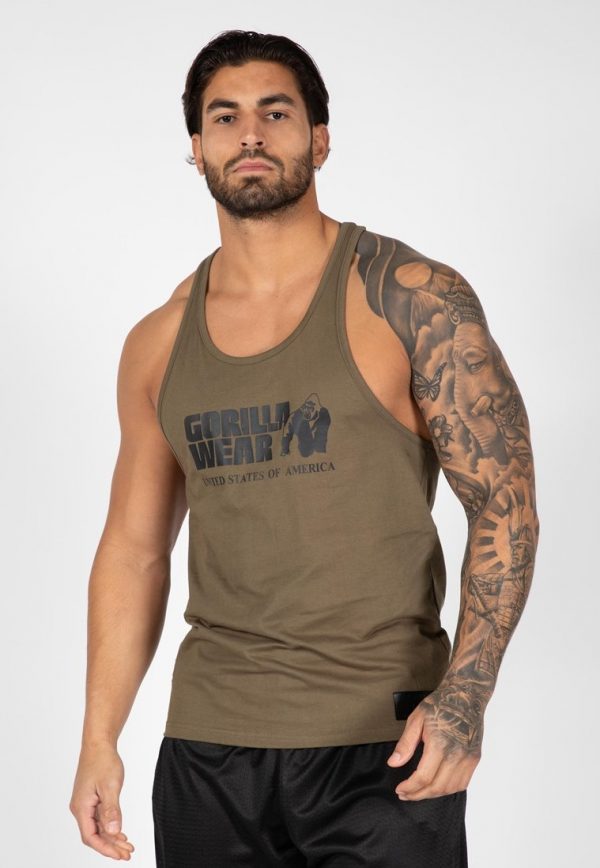 Gorilla Wear Classic Tank Top Legergroen